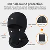 Bandanas Winter Hat And Scarf Set Thermal Head Cover Tactical Warm Ski Mask Full Face Balaclava Motorcycle Neck Warmer Sport