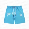 Diseñador de verano para hombre, palmas, pantalones cortos, parejas casuales, pantalones de chándal, pantalones cortos de natación de calle alta, ángulos, hombre, mujer, pantalones cortos de hip hop, talla S-XL