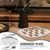 Ensembles de vaisselle outil Barbecue escargot assiette escargot métal Vintage assiettes coquille cuisson Mini four