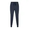 Calças Masculinas de Cor Sólida Roupas Esportivas Calças Absorventes Roupa de Baixo Solta Respirável Treinamento Jogging Pantalones Hombre