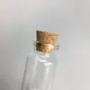 8ML 22X40X125MM Small Mini Clear Glass bottles Jars with Cork Stoppers/ Message Weddings Wish Jewelry Party Favors Ggite