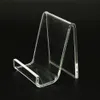 Advertising Display Acrylic Show Holder Stands Rack for Purse Bag Wallet Phone Book T3mm L5cm Retail Store Exhibiting 50pcs283L