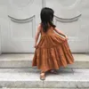 Mädchen Kleider Mädchen Sommer Kleid Baumwolle Und Leinen Für Casual Lange Stil Kinder Kleidung Ärmellose Kinder Vestidos