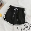 Chándales de mujer, conjunto de pantalones cortos de 2 piezas, estampado de mujer, Top corto de manga corta, chándal, trajes de moda de los años 90, conjuntos de verano para niñas