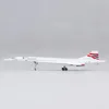 Aircraft Modle 15cm 1 400 Concorde Air British 1976-2003 Model linii lotniczej kolekcjonerski wyświetlacz zabawka samolot kolekcja dzieci dzieci 230717