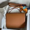 10a Handgjorda kvalitet Luxury Designer Bag Wax Line Epsom Leathers Women Lady Shoulder Vintage Box Handväskor Rems Crossbody Tote Purse äkta läderväska