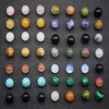 20Pcs Loose Stone Beads 8mm 10mm 12mm Round Semi Precious Natural Gemstone Quartz Mixed colors for Jewelry Making249f