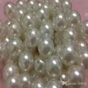 Nouveau 100 pièces carton blanc 20mm perles d'imitation perle en vrac blanc acrylique perles perles bricolage résine entretoise pour bijoux g36533 f5295R