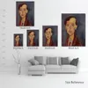 Beautiful Woman Canvas Art Study Room Decor Frans Hellens Ii Amedeo Modigliani Painting Handmade High Quality