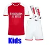 23/24 Gunners G.JESUS ARSENALL Camisas de futebol 2023 Arsen THOMAS TROSSARD ARROZ TIERNEY SMITH ROWE Camisa SALIBA ODEGAARD SKA HAVERTZ Futebol kit infantil uniformes