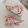 Jurk Schoenen Unisex Anime Cos Tokyo Ghoul Kaneki Ken Punk Plimsolls Bloed bevlekte Bloody Canvas Touw Zolen Sneaker 230717