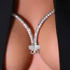 Navel Bel Knop Ringen Vlinder Borst Ketting Sieraden voor Vrouwen Tepel Cover Sexy Mode Vorm Kleding Decoratie Borst Beha Brace 230717