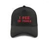 Ball Caps I Pee In Pools Baseball Women Men Adjustable Snapback Unisex Hats MZ-503