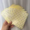 15 sheets pack 1cm round Numbers sticker from 1-100 each paper package printed self adhesive sticker label NO sticker shippin233G