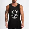 Topy z czołgami męski Buddha Usachan Bunny Rabbit Okuch Top Gym T Shirt Mężczyzna kamizelka 230717