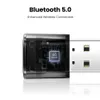 USB Bluetooth 5 0ドングルアダプター4 0スピーカー用ワイヤレスマウス音楽オーディオレシーバートランスミッターAPTX260A