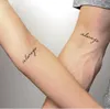 Tijdelijke Tattoo Sticker Hot Koop DIY Altijd Mode Body Art Waterdicht Liefde Vriendschap