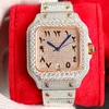 Designerskie zegarki Diamond zegarek automatyczny ruch mechaniczny Wodoodporny męski bransoletka Sapphire Business Stal nierdzewna 40 mm na rękę Montre de Luxe