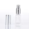 5ML 1 / 6Oz Long Slim Atomiseur de parfum Forme carrée Vide rechargeable Bouteilles de pulvérisation en verre transparent Pulvérisateurs de voyage Nwmdv