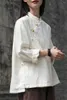 Women's Blouses Chinese Styleloose Cotton And Linen Ethnic Style Women's Tang Suit Service Jacket Retro Shirt Blusa De Mujer