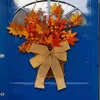 Cesta de Simulação de Flores Decorativas Festival de Guirlanda para Pendurar na Parede Flor de Outono Presente de Ação de Graças