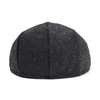 Новые шляпы Jangoul Kids Flat Caps Herringbone Woolen Tweed маленький размер Boy Girl Newsboy Caps младенца малыша молодежная шляпа Beret для детей Hkd230718