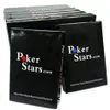 2015 póker de PVC de Color rojo y negro para naipes elegidos y de plástico estrellas de póquer285A