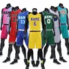 Outdoor T-shirts Custom Basketbal Jersey Set voor Mannen Kids Club College Team Professionele Basketbal Training Uniformen Pak Sneldrogende Sportkleding 230717