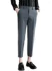 Männer Anzüge Frühling Dünne Casual Anzug Hosen Herbst Dicke Baumwolle Klassische Business-Mode Stretch Hosen Männliche Marke Kleidung Z14