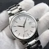 Top Stylish Quartz Watch Men Silver Dial Sapphire Glass 38mm Casual Full Rostly Steel Wristwatch Classic Master Design Gentlemen Dress Clock 1201