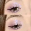 Outras Maquiagens Sombra Roxa Brilhante Purê de Batata Textura Longa Duração Não Seca Sombra Perolada Glitter Alto Brilho Cosmético Coreano J230718