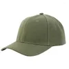 Ball Caps Ly Plain Baseball Cap Sunvisor Hat With Adjustable Buckle Men Women Simplicity Hip Sports Solid Color Street Sun