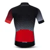 Wielrenshirts Tops Jersey Heren Fiets Mountain Road MTB-shirt Top Zomer Fietsen Race Rijkleding Uniform Kleding Jassen Wit Rood 230717