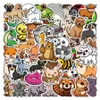 Car sticker 10 50 100pcs Lovely Cute Mixed Animal Stickers for Kids Girls Water Bottle Notebook Skateboard Random Cartoon Pets Vin2797