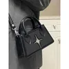 Evening Bags Fashion Design Star Ladies Shoulder Bag Retro Black Sweet Cool Women's Messenger Simple PU Leather Female Clutch Handbags