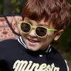 الأطفال أطفال حاجبون الأطفال إطار صغير 0-3 سنوات أطفال سيليكون سيليكون صيف الأزياء نظارات شمسية 230718