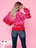 Kadın Sweaters Fitshinling Leopar Sweater Külot Kadın Kış Giysileri 2022 Kore Moda Yeni Çekirek Jumper Uzun Kollu Üst Örgü Jersey L230718