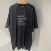 Herr t-shirts Vetements t-shirt män kvinnor 1 1 y2k streetwear grafik t skjortor män åldrande streck streetwear kvinnor kläder camiseta para hombre 230717