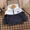 İlkbahar Sonbahar Bebek Hoodies Sweatshirts Çocuklar Ceket Çocuk Ceket Palto Boys Dış Giyim Üst Katlar Erkek Windbreaker Kıyafetleri Giyim Kız Ceket A007