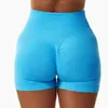 Kvinnors shorts fitness shorts hög midja kvinnlig snäv sömlös sommar gym shorts scrunch rumpa yoga shorts träning kläder för kvinnor 230717