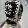 Maschere per il viso alla moda Ghetta per il collo Nicchia coreana Passamontagna tascabile lavorato a mano Cappello giapponese Retro Autunno Inverno Manica calda Collo francese Un pezzo Copricapo femminile 230717