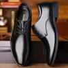 Dress Shoes Men's Breathable Leather Shoes Black Soft Leather Soft Bottom Spring And Autumn Man Men's Business Formal Wear Casual Shoes 230718