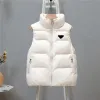 Prad Womens Vests Puffy Ceket Kolsuz Kadın Ceketler Tasarımcı Mat Mat Slim Outwears Coats S-2XL