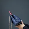 Designer Shoulder Bag Calfskin Handbag 24CM Flap Bag With Top Handle 10A Chain Evening Bags With Box C025