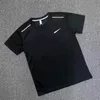 Designer de lã técnica de alta qualidade verão masculino e feminino esportes de lazer secagem rápida camiseta de manga curta corrida fitness basquete roupas esportivas imagem real