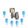 4-port USB Fast Charging Car Charger with Aluminum Alloy Body for Phone and Device Charging