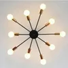 Chandeliers Nordic Vintage Classic Chandelier Light E27 Loft Creative Ceiling Lights For Living Dining Room Bedroom Kitchen Indoor Lighting