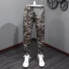 Erkekler kot sokak moda erkekler büyük cep sıradan kargo pantolon hombre dip fermuar tasarımcı hip hop joggers gevşek geniş bacak pantolon