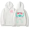 Kvinnors hoodies tröjor Anime Devilman Crybaby Hoodie Men's Female Manga Hooded Sweatshirt Streetwear Casual Harajuku Overdized Pullovers kläder 230718