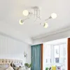 Ceiling Lights Novelty Iron Kitchen Lamp Creative Loft Room Living Decoration Home Decor Light Fixtures Led